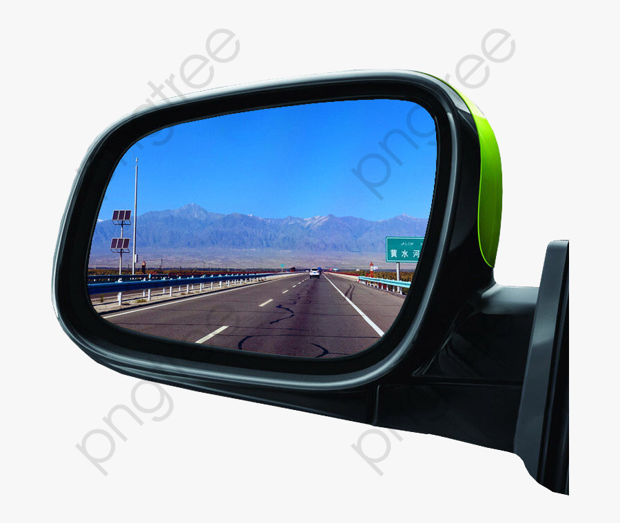 Transparent Curved Road Clipart - Car Side Mirror Png, Transparent Clipart