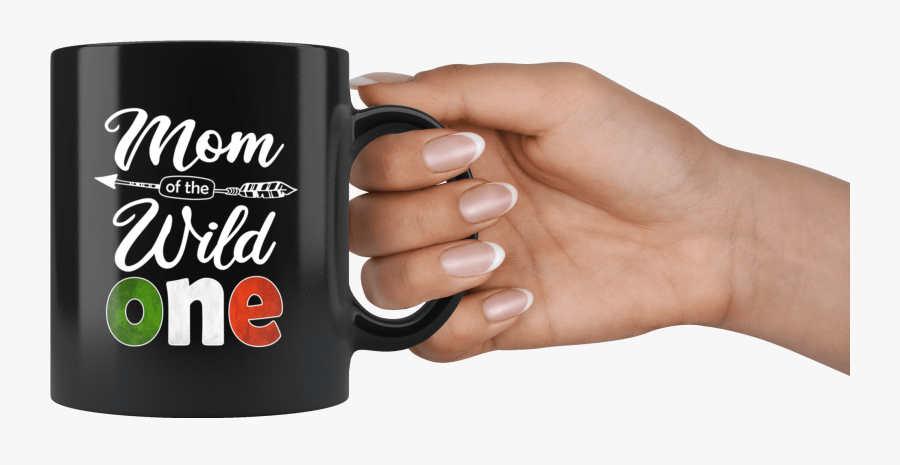 Robustcreative-italian Mom Of The Wild One Birthday - Coffee Cup, Transparent Clipart