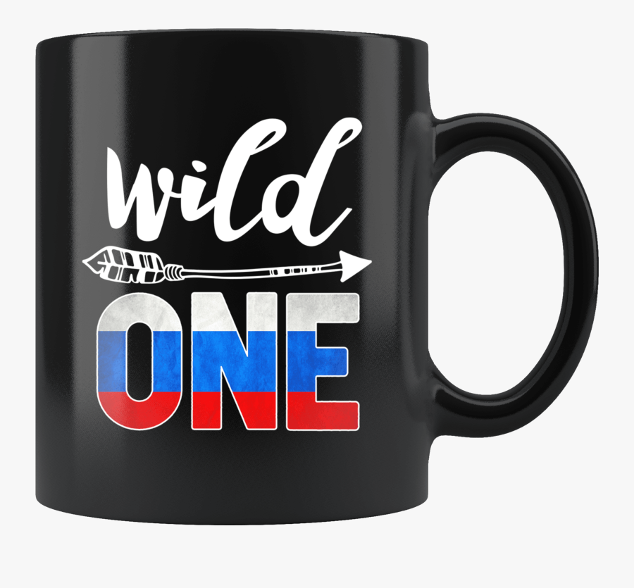 Robustcreative-russia Wild One Birthday Outfit 1 Russian - Mug, Transparent Clipart