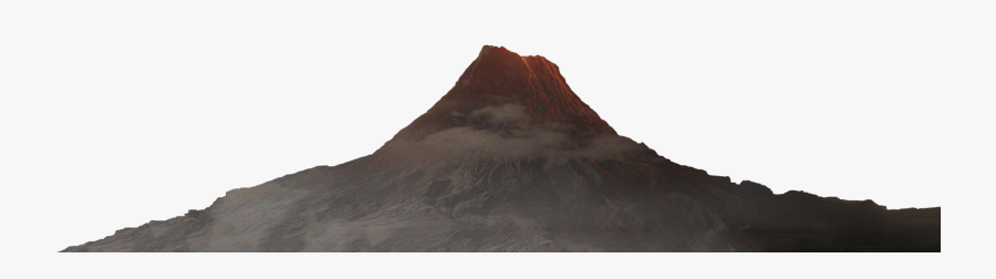 Volcano - Volcano With Blank Background, Transparent Clipart