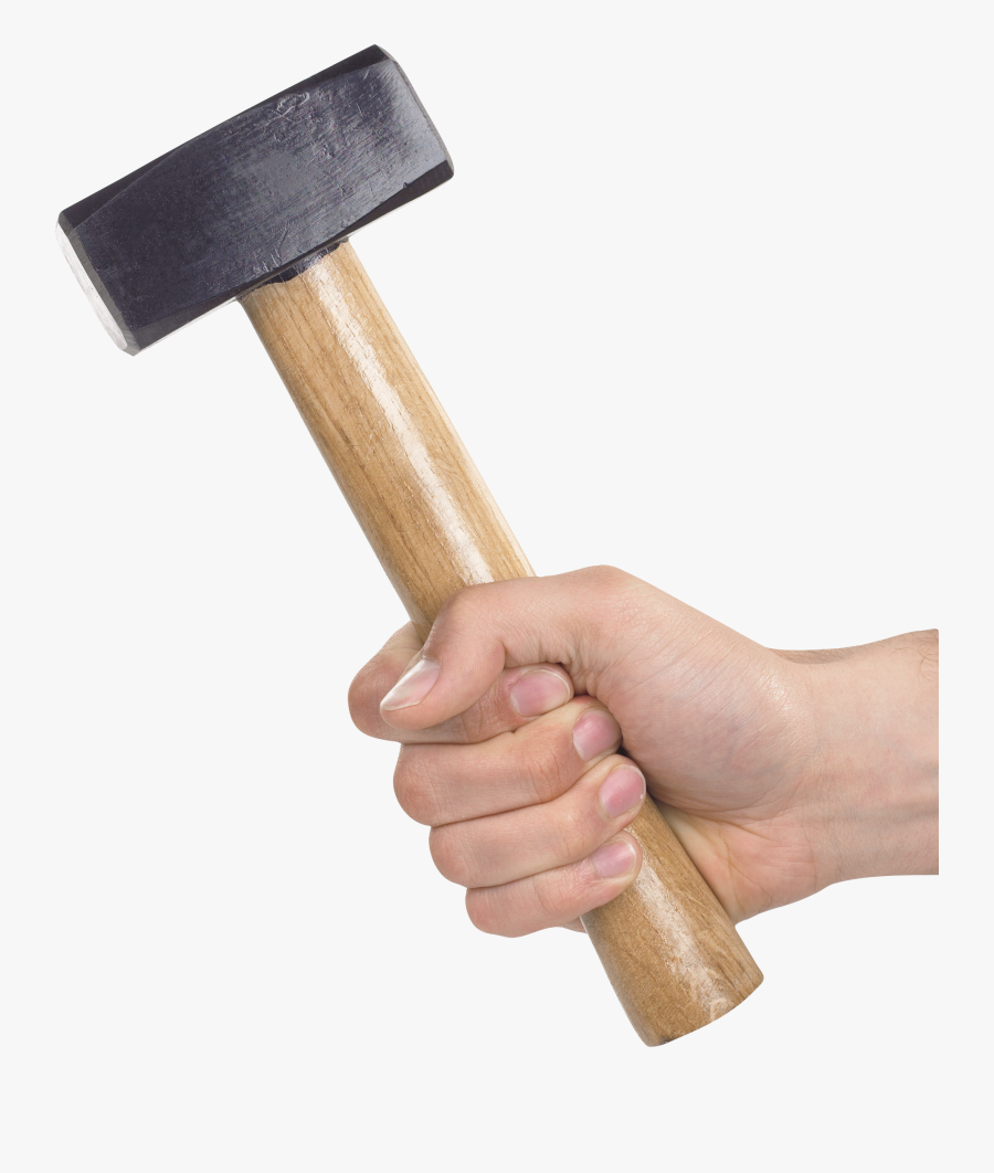 Hammer In Hand Png Image - Hammer Hand Png, Transparent Clipart