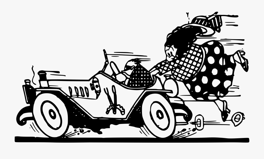 Fast Car Clipart Black And White, Transparent Clipart
