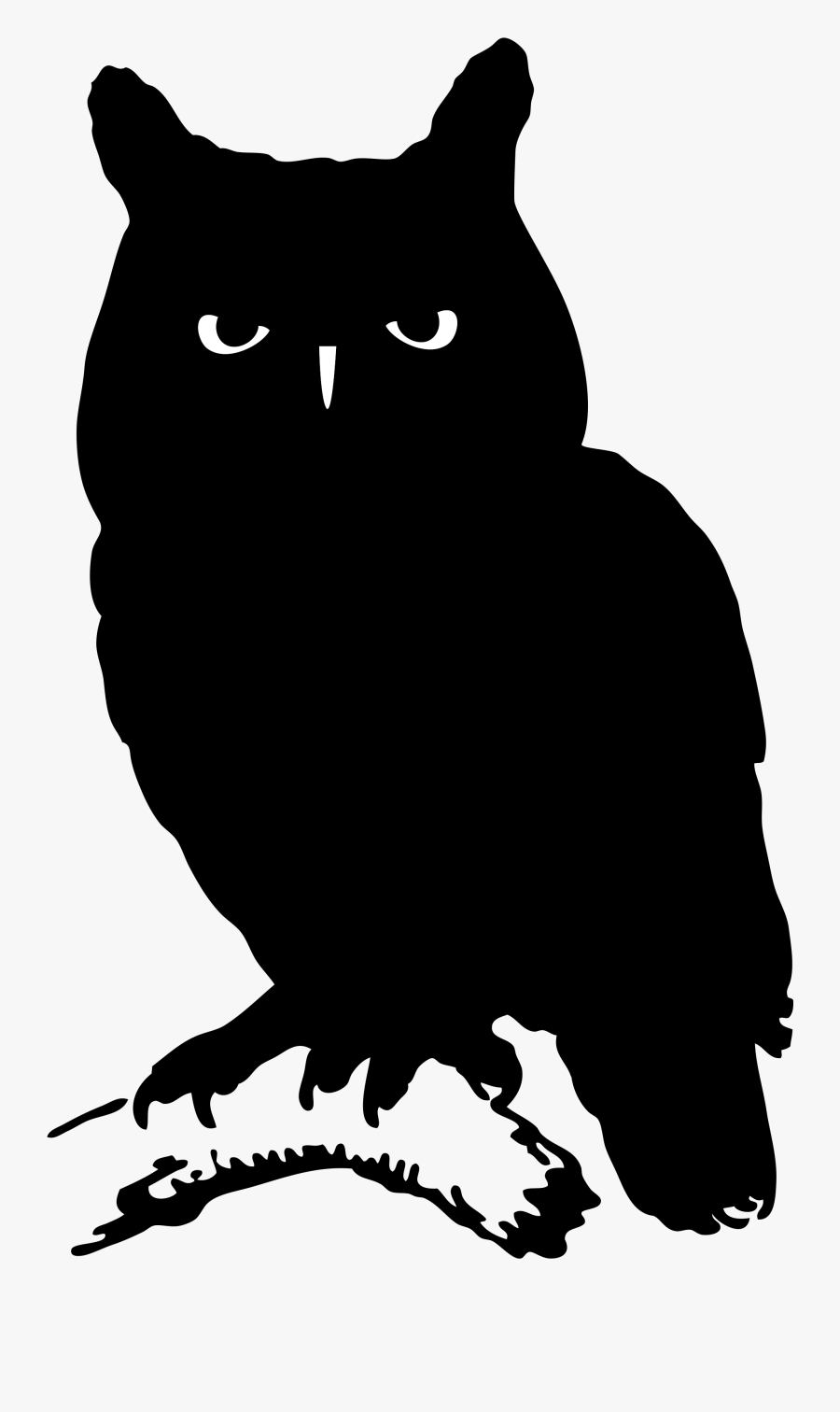 File Of An Svg - Screech Owl Eastern Silhouette, Transparent Clipart
