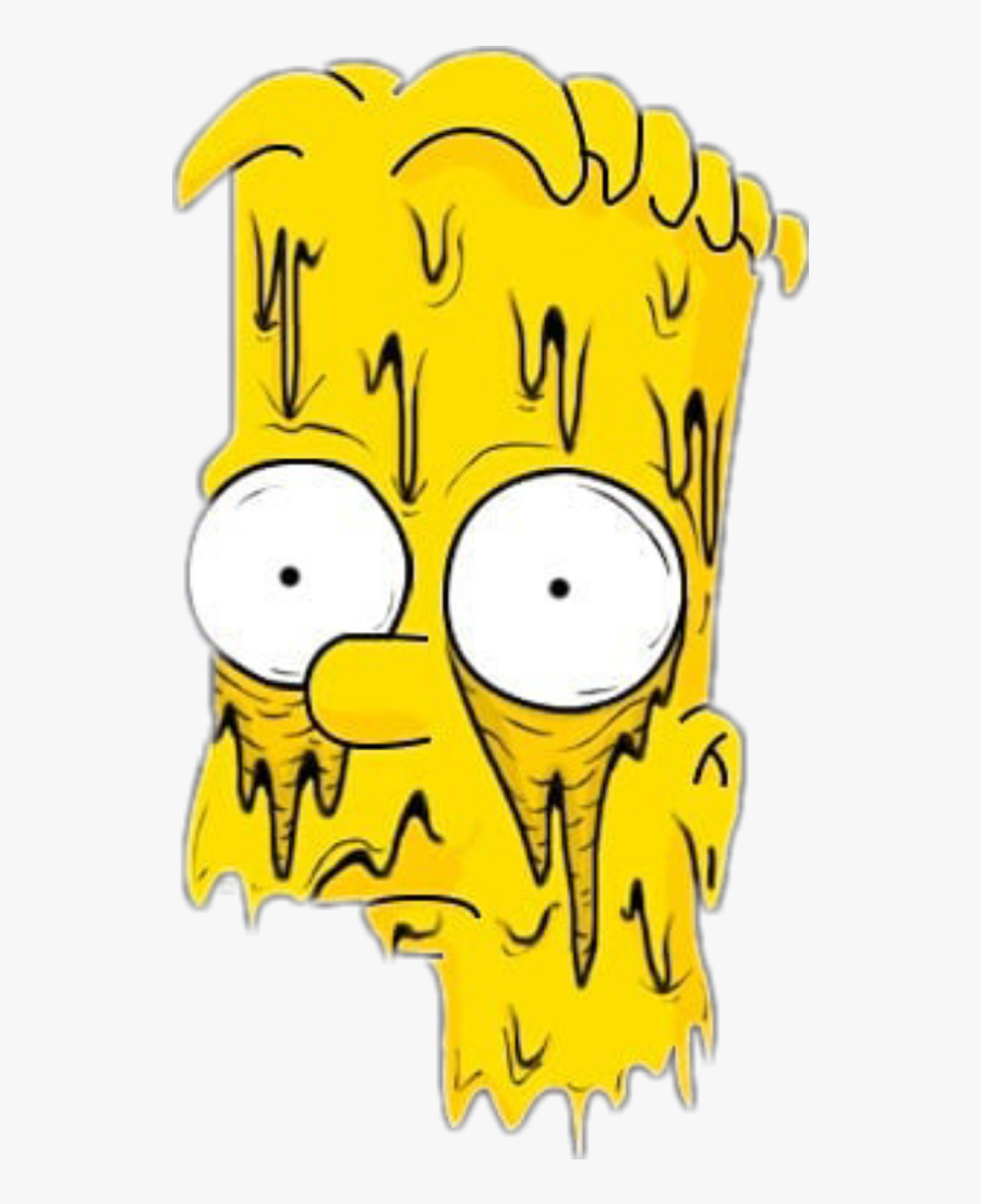 #memezasf #bart #supreme #simpsons #thesimpsons #bartsimpson - Bart Simpson Drawing, Transparent Clipart