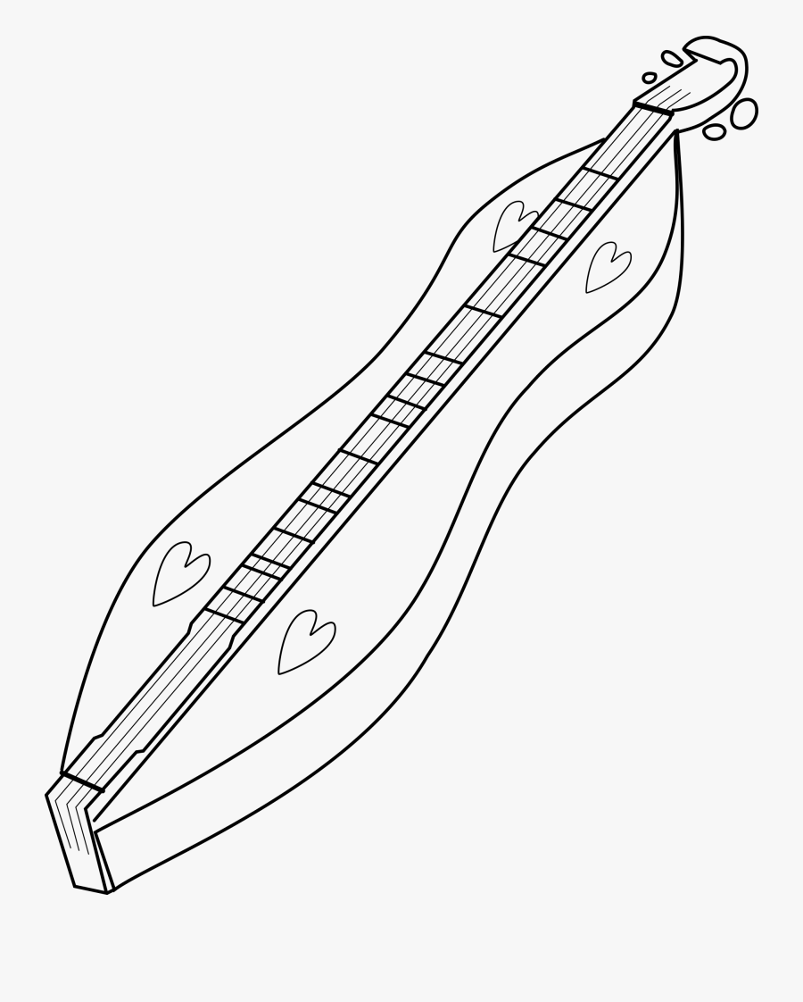 Mountain Dulcimer - Dulcimer Clip Art, Transparent Clipart
