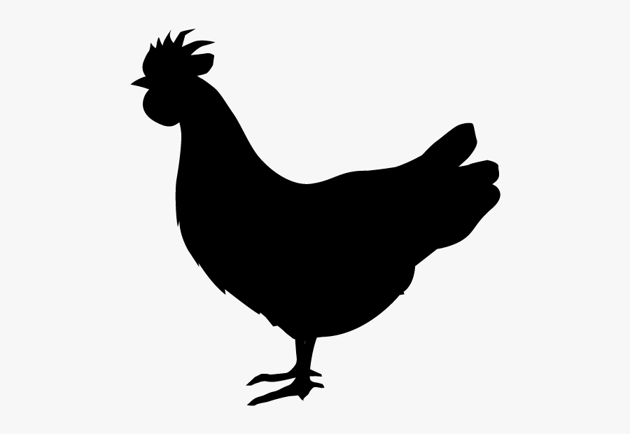 Chicken Silhouette No Background , Free Transparent Clipart - ClipartKey