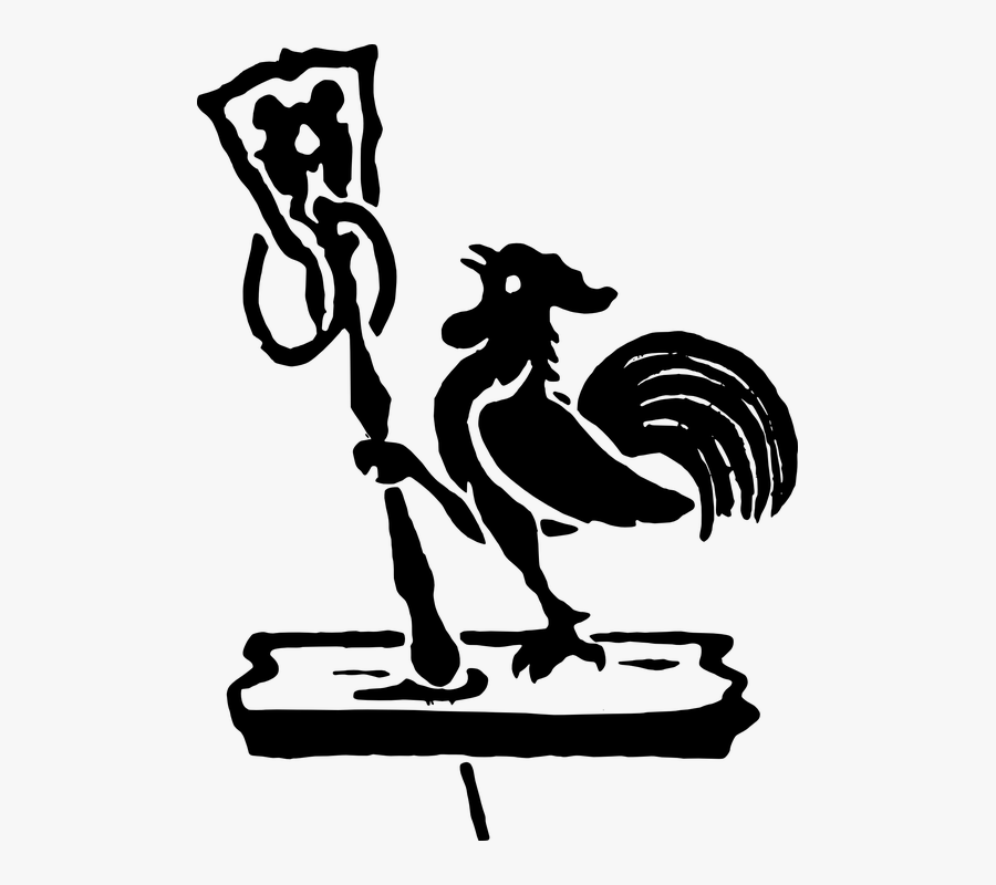 Rooster, Hen, Chicken, Silhouette, Poultry - Caveja Romagnola, Transparent Clipart
