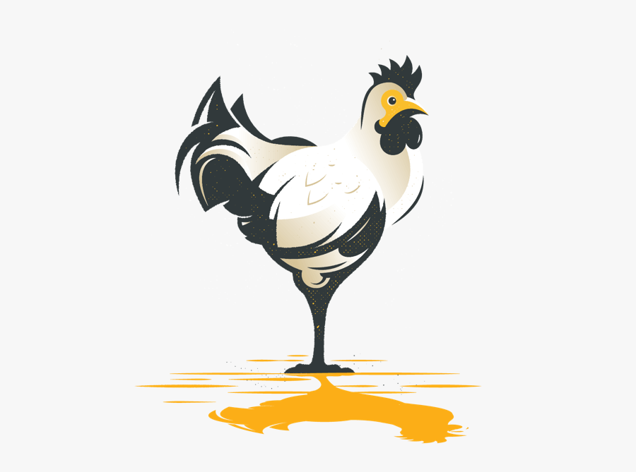 Transparent Chicken Silhouette Clipart - Royal Chicken Logo, Transparent Clipart