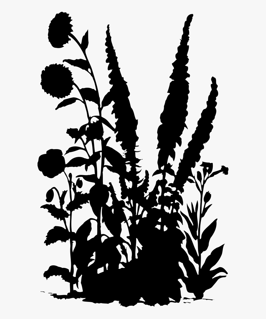 Flowers 15 Silhouette - Potted Plant Silhouette Transparent, Transparent Clipart