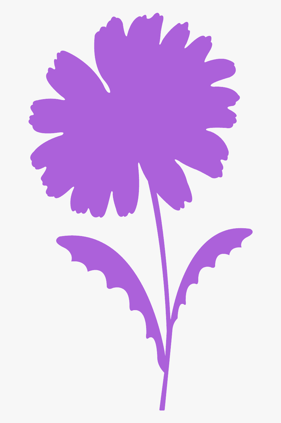 Margaritas Flor Silueta Png, Transparent Clipart