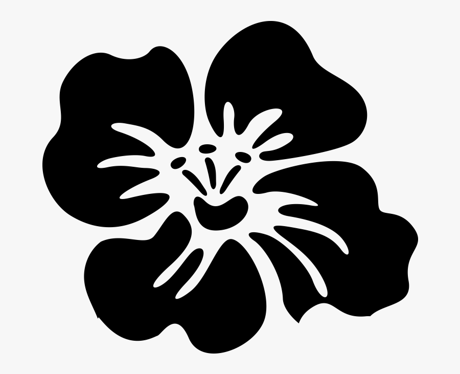 Transparent Flowers Illustration Png - Silhueta Flores Png, Transparent Clipart