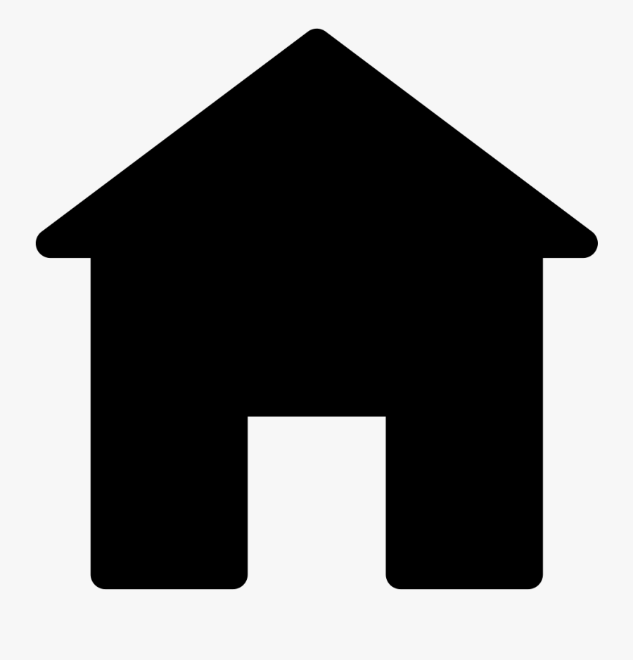Home Clipart Silhouette - Home Icon Vector Png, Transparent Clipart