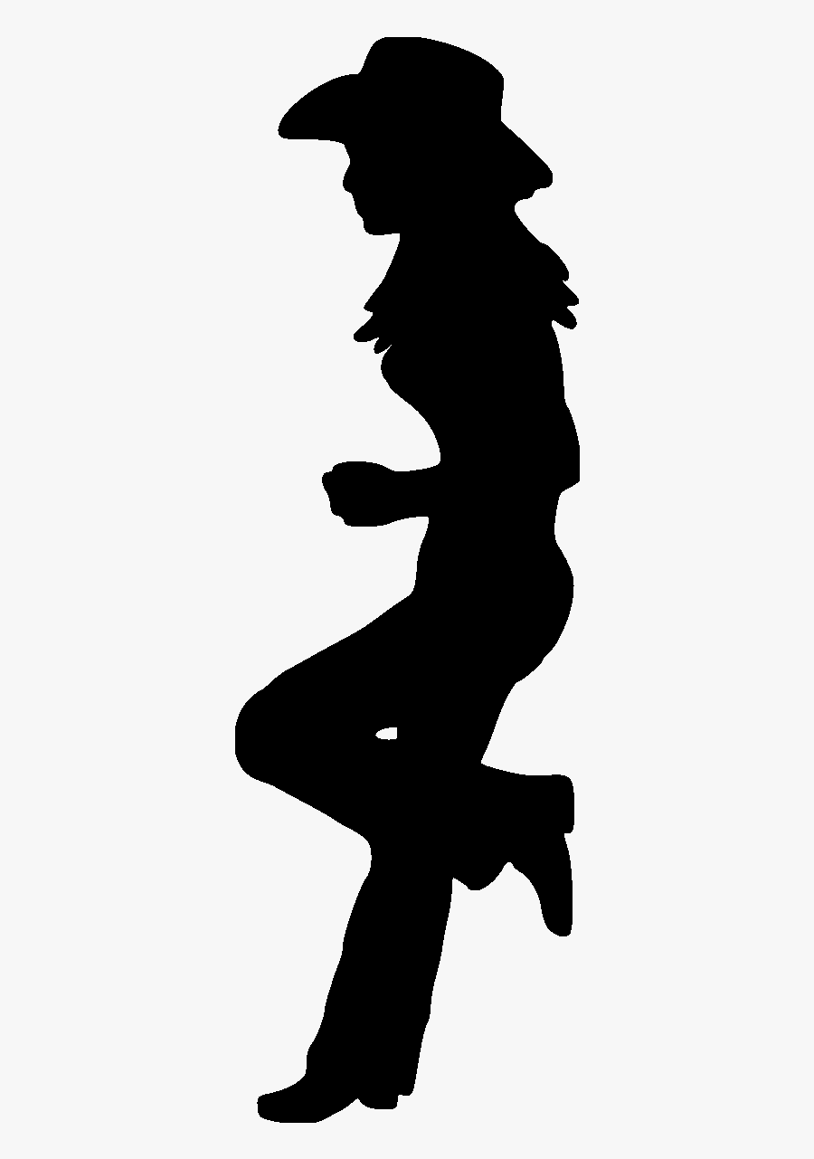 Cowgirl Head Silhouette Magic Tree House Dog Heroes - Leaning Cowgirl Silhouette, Transparent Clipart