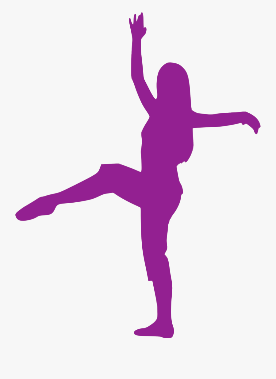 Silhouette Ballet Dancer Performing Arts Clip Art - Dancer Silhouette Color Png, Transparent Clipart