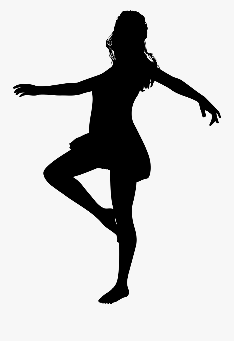 Dance Silhouette Clip Art - Woman Dancing Icon Png , Free Transparent Clipart - ClipartKey