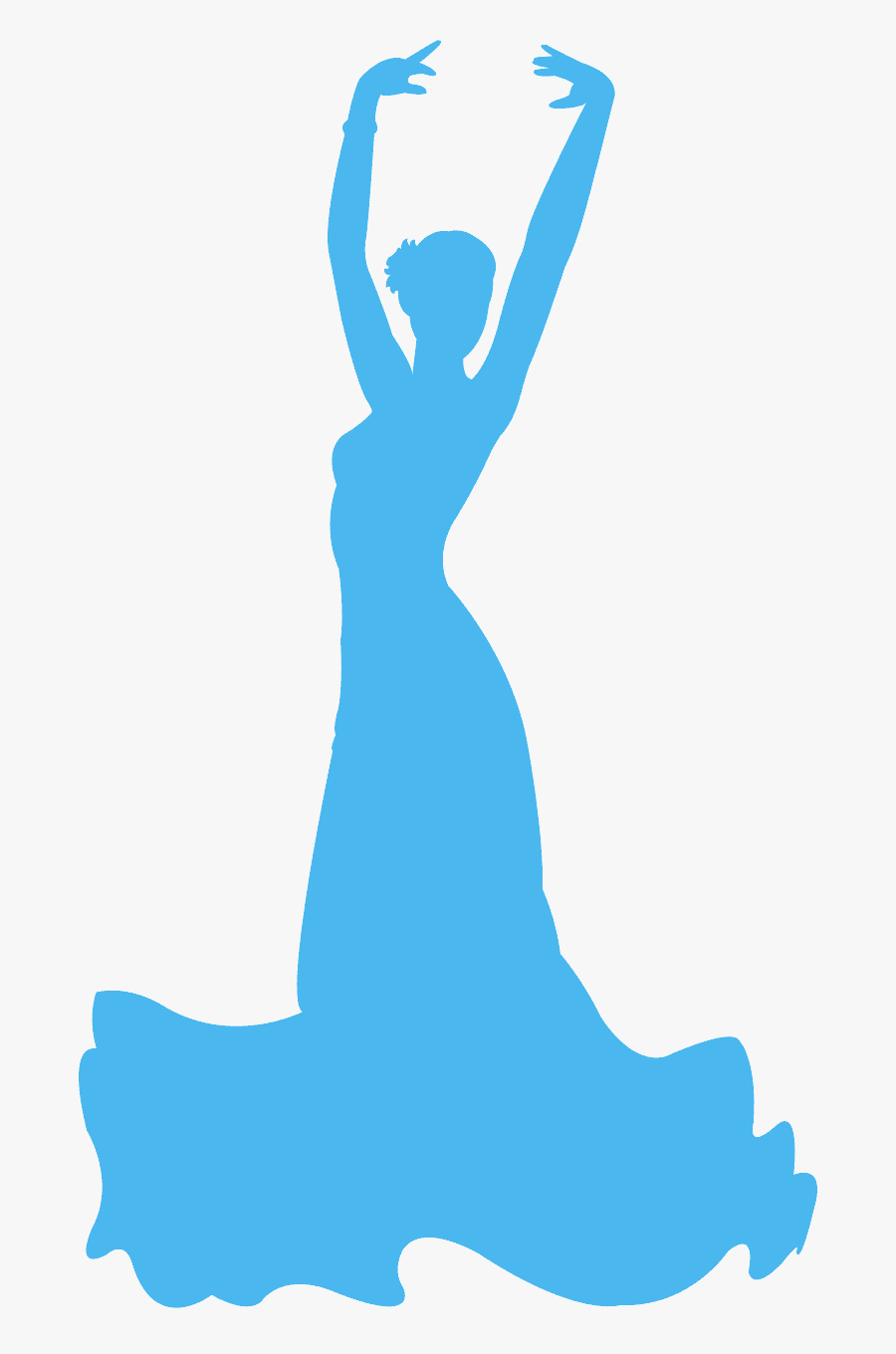 Ballet Dancer Golden Silhouette Png, Transparent Clipart