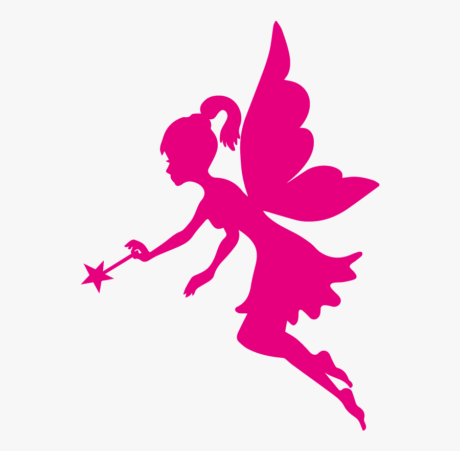 Sticker Fairy Scalable Vector Graphics Tinker Bell - Silhouette Pink Fairy...