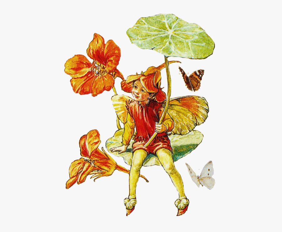 Fairy Silhouette Clip Art - Flower Fairies, Transparent Clipart