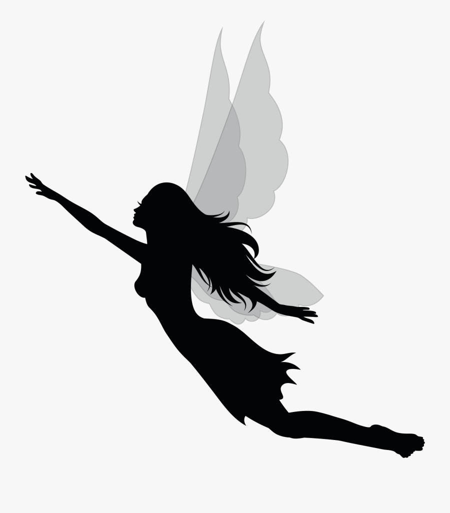 Lof Fairy-01 - Fairy Silhouette, Transparent Clipart