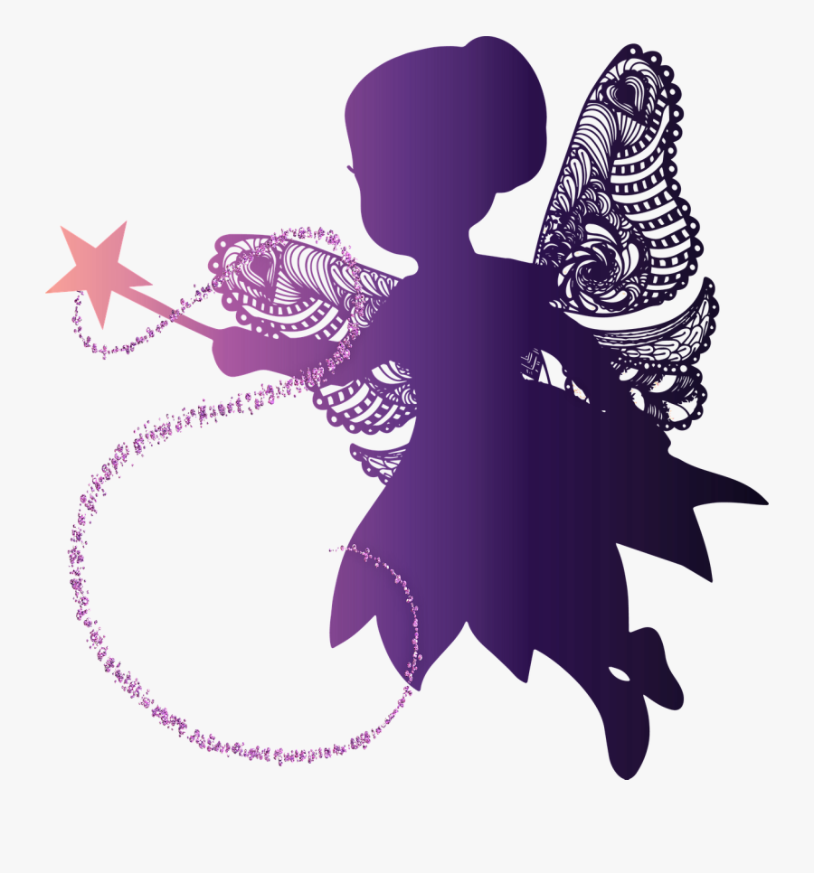 Fairy, Little Girl Fairy, Fairy Dust, Flying, Wings - Girl With Wings Flying Drawing, Transparent Clipart