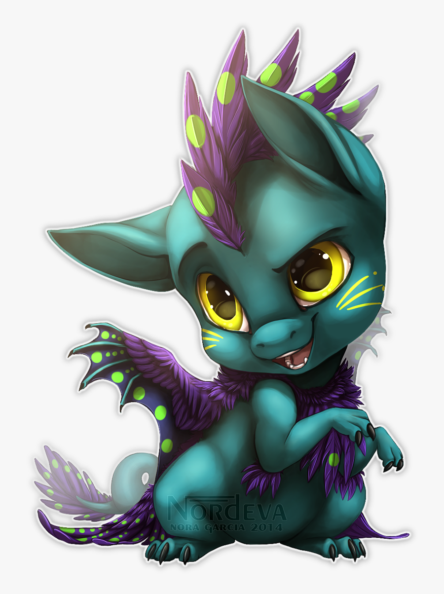 Chibi Valkyrie By Nordeva - Anime Cute Baby Dragon, Transparent Clipart