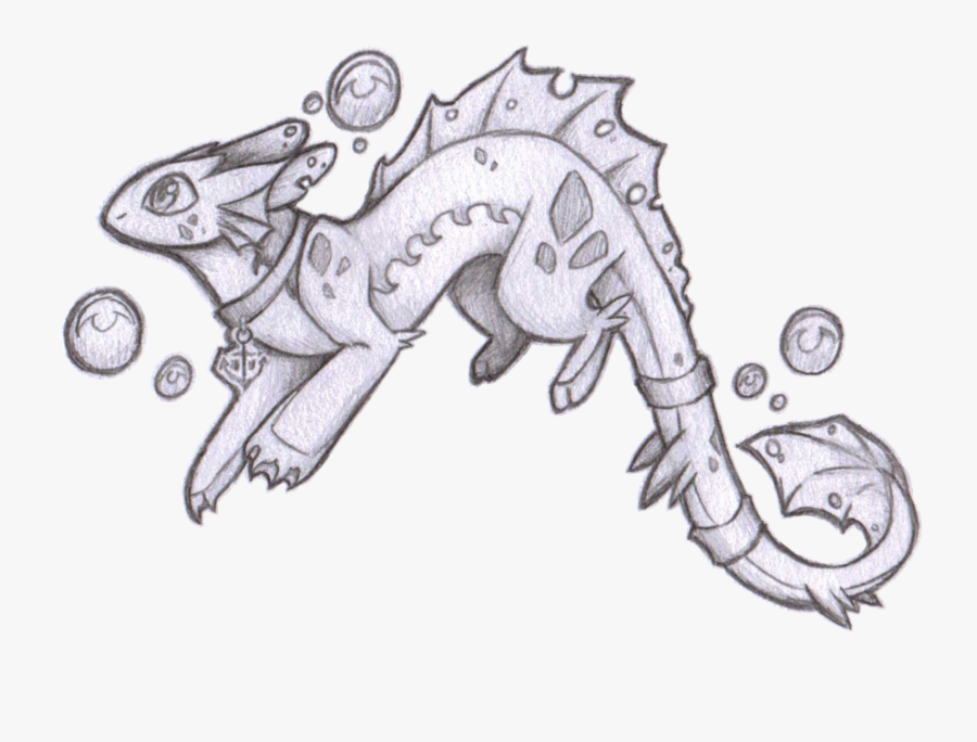 Transparent Water Dragon Clipart - Cute Drawings Of Dragons, Transparent Clipart