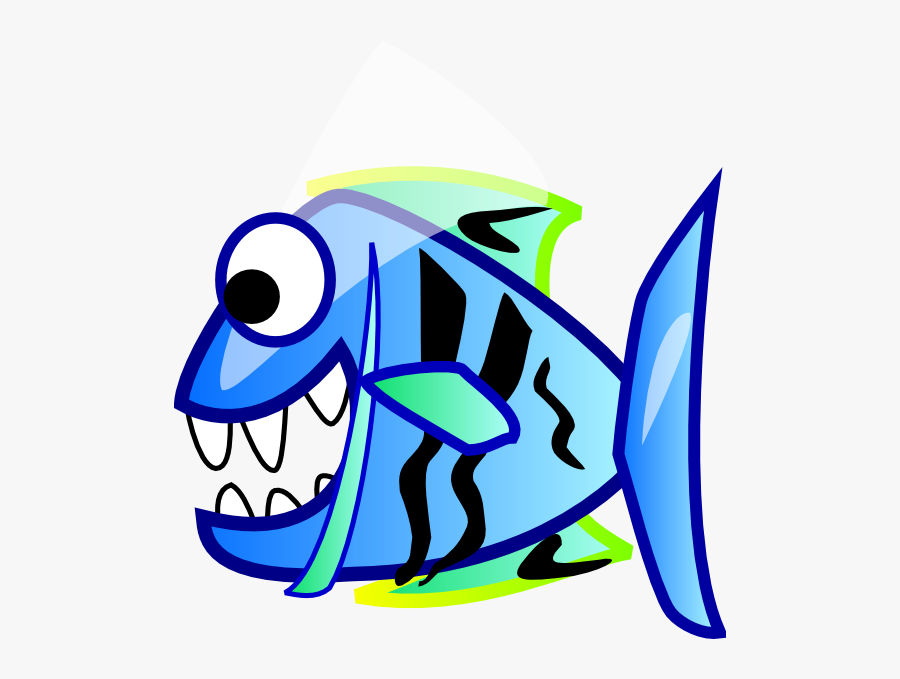 Fish Svg Clip Arts - Clipart Piranha, Transparent Clipart