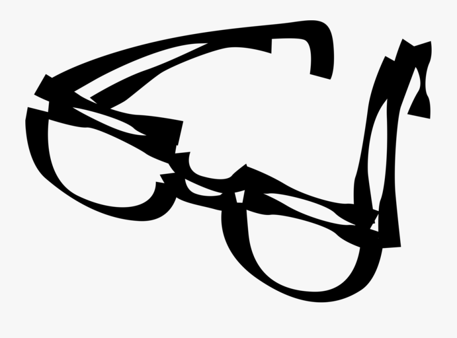 Vector Illustration Of Reading Glasses Or Eyeglasses, Transparent Clipart