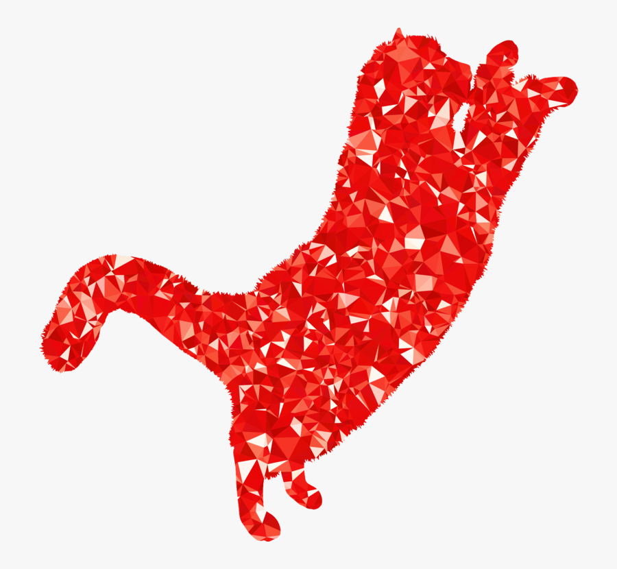 Heart,red,persian Cat - Portable Network Graphics, Transparent Clipart