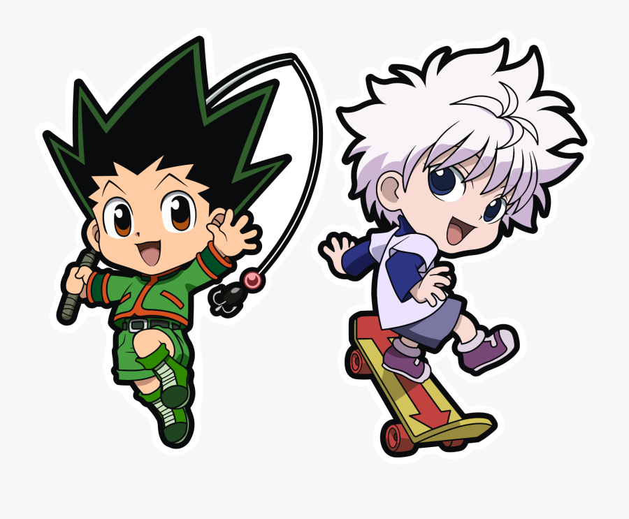 Pufferfish Clipart Chibi - Hunter X Hunter Gon And Killua Chibi, Transparent Clipart