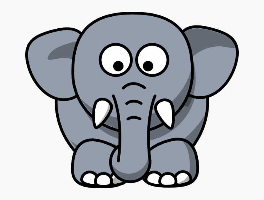 Elephant Clip Art - Cartoon Elephant Png, Transparent Clipart