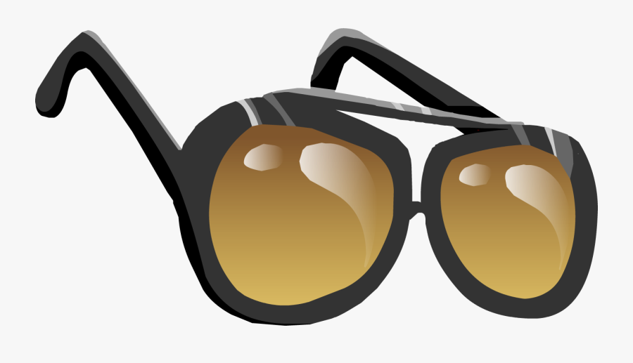 Eyeglasses Clipart Circular Glass - Club Penguin Shades, Transparent Clipart