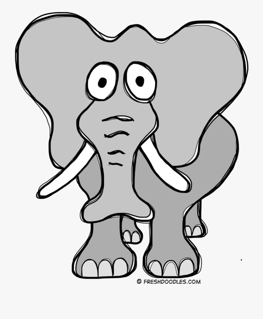 Elephant Clipart Fresh Doodles Free Printable Posters - Clip Art, Transparent Clipart