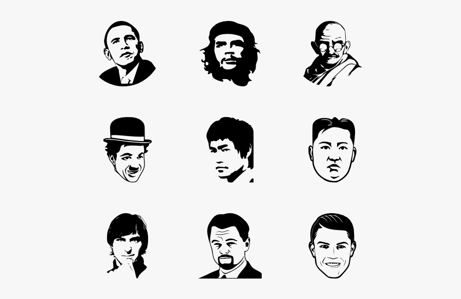 Computer Icons Avatar Celebrity Clip Art - Famous Icons, Transparent Clipart