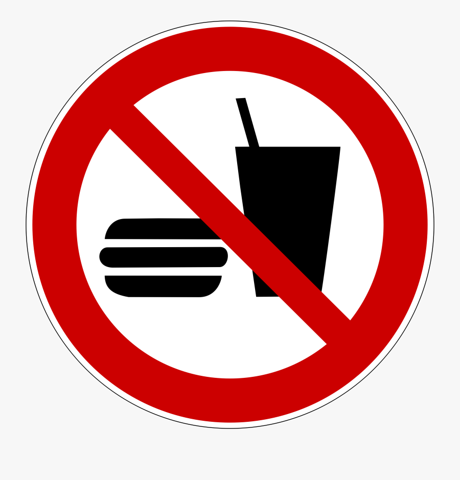 Clipart - No Fast Food Clipart, Transparent Clipart