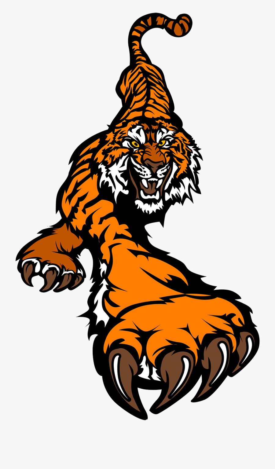 Sports Tiger Logo, Transparent Clipart