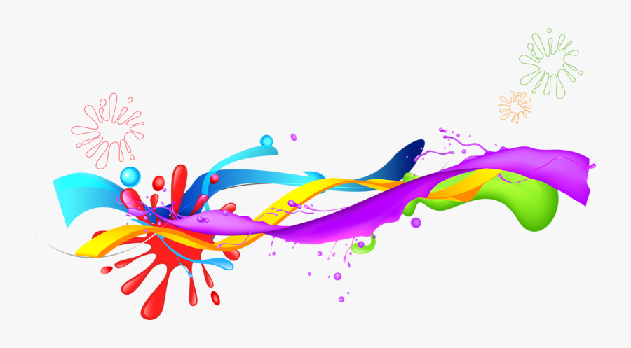 Color Illustration Hand Holi Drawn Ribbon Clipart - Fete Du Club Centre Equestre, Transparent Clipart