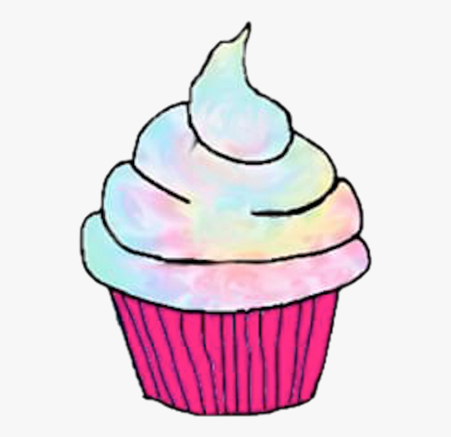 Sticker Tumblr Rainbow Clipart , Png Download - Sticker Tumblr Cup Cake, Transparent Clipart