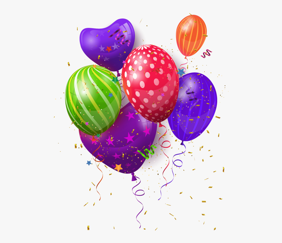Birthday Celebration Balloons Png Image Free Download - Birthday Celebration Balloons Png, Transparent Clipart