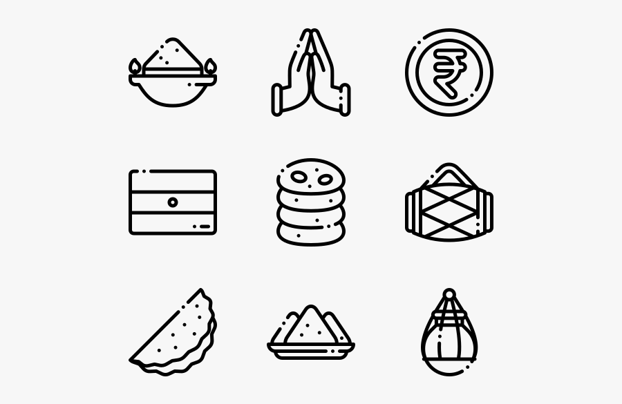 Holi - Western Icons, Transparent Clipart