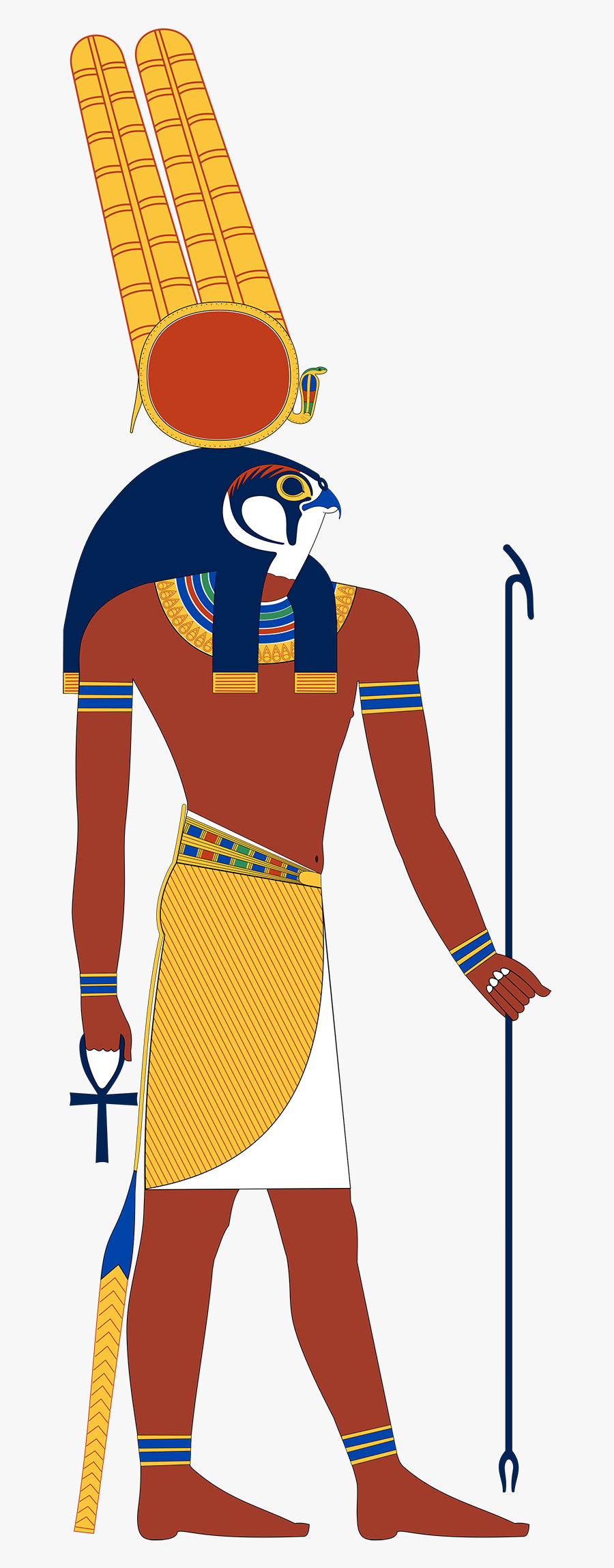 Atum Egyptian God - Ancient Egyptian God Thoth, Transparent Clipart