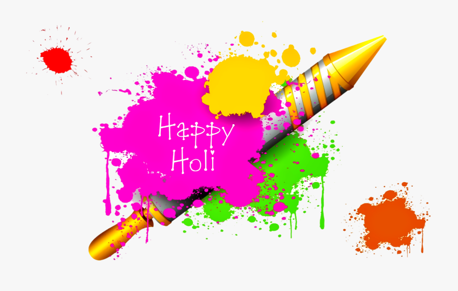 Happy Holi Pichkari Png Images Wallpapers Holi Guns - Holi Hd Wallpaper 2019, Transparent Clipart