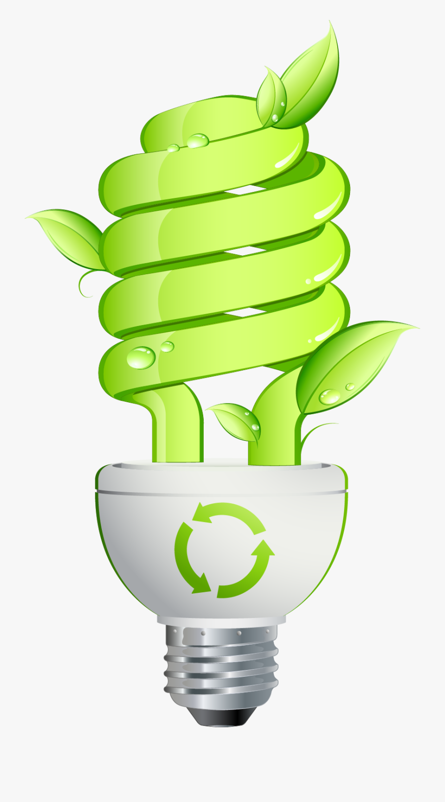 Green Energy Saving Png Image Free Download Searchpng - Eco Friendly Light Bulbs, Transparent Clipart