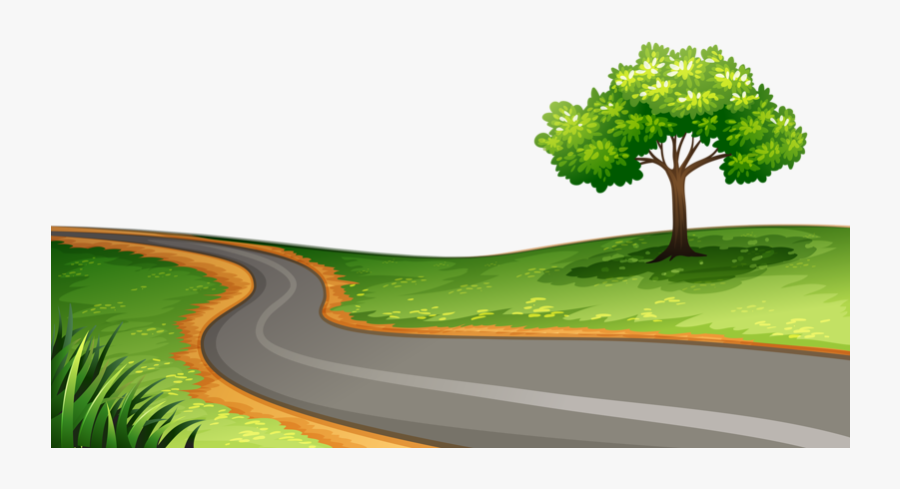 Road Stock Photography Clip Art - Narrow Road, Transparent Clipart