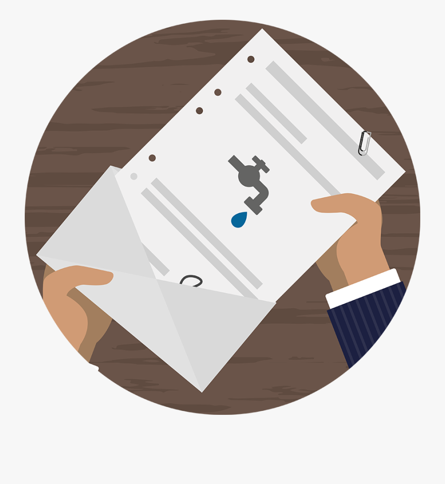 Ways To Save - Water Bill Vector Png, Transparent Clipart