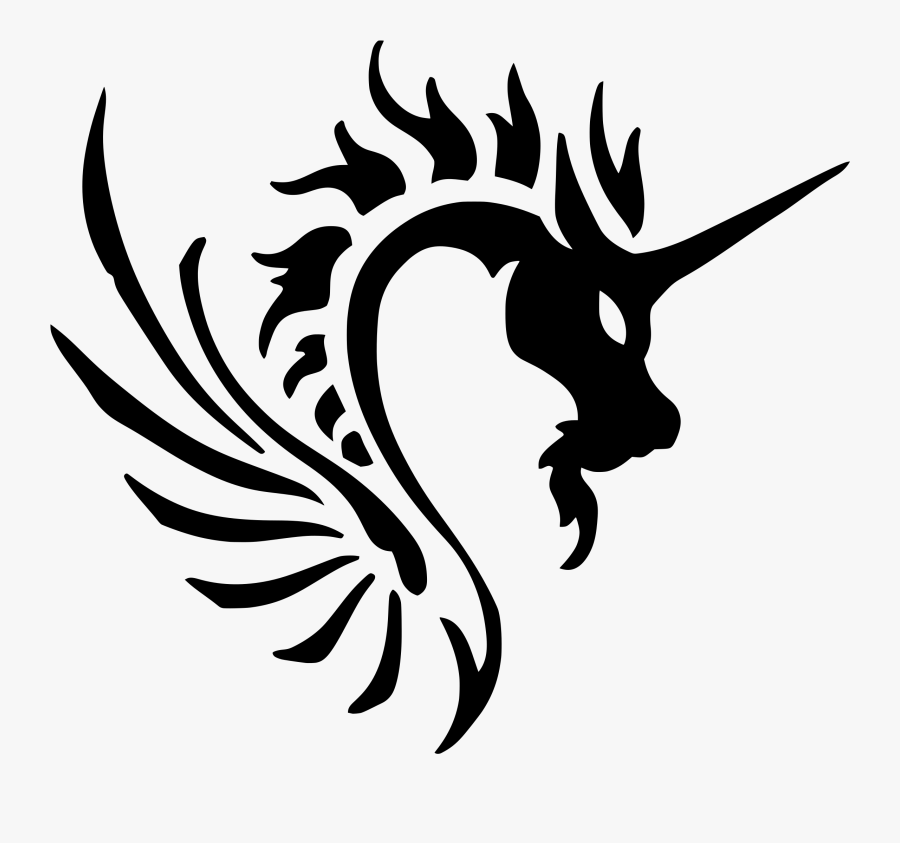 Transparent Tribal Cliparts - Tribal Dragon, Transparent Clipart