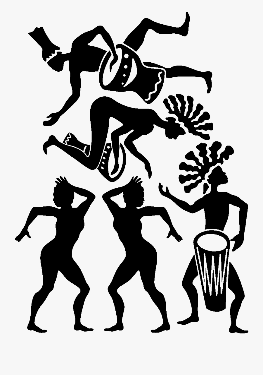 Africa Dance Clip Art - African Dancer Silhouette, Transparent Clipart