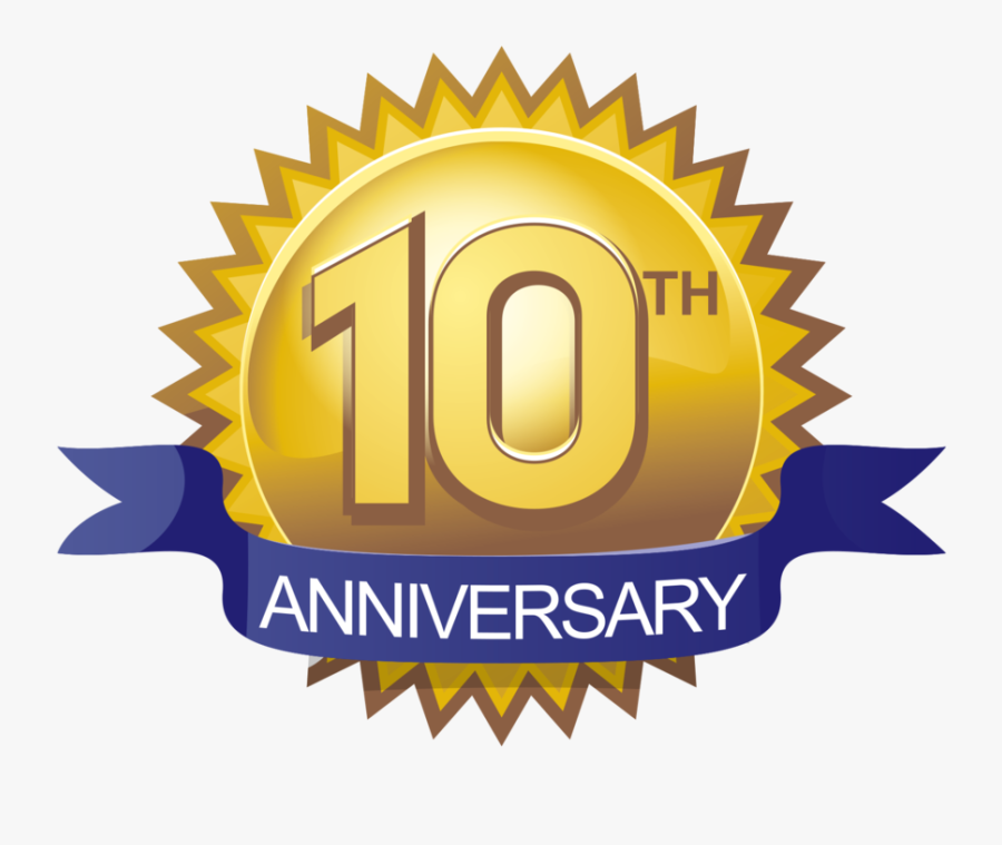 Clip Art 10th Anniversary Clip Art - 10th Anniversary Logo Png, Transparent Clipart