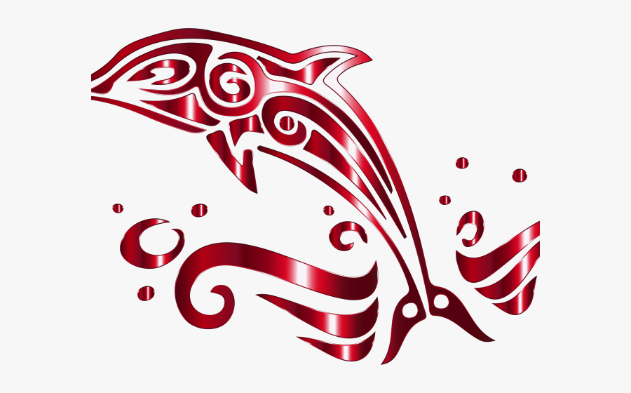 Transparent Spinner Clipart - Silhouette Dolphin Clip Art, Transparent Clipart