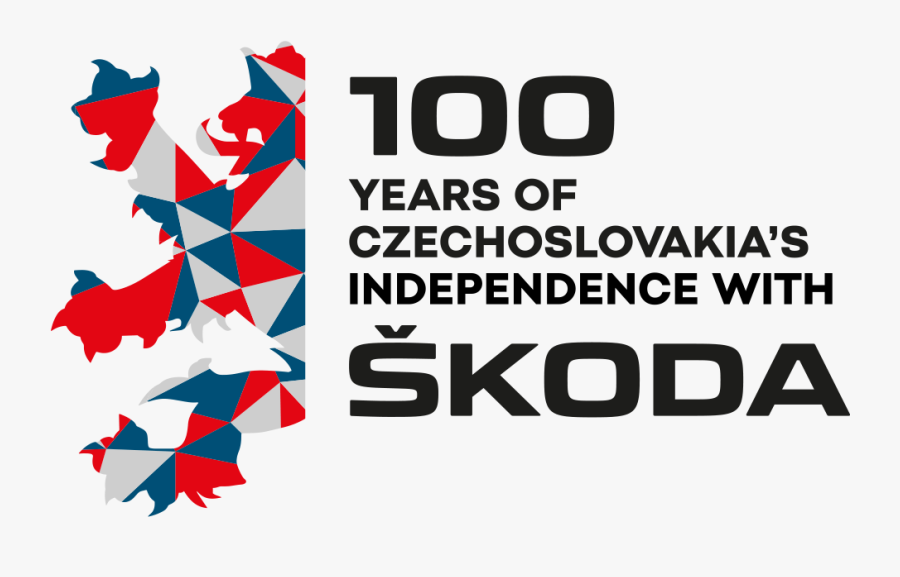 Big Logo En - 100 Years Of Czech Independence, Transparent Clipart